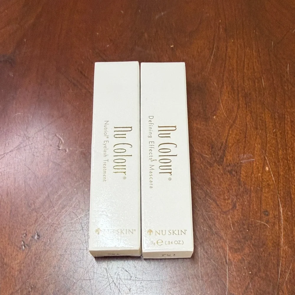 Yves Saint Laurent Gold Compact with‎ Neutral Nude & Brown Eye Pencils.